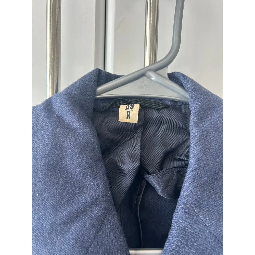 Vintage US Air Force Blue Service Dress Uniform Jacket A1C Insignia 39R‎